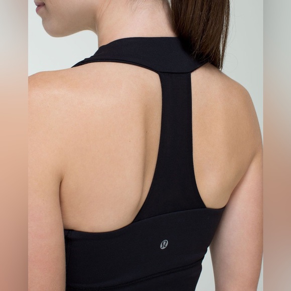 ◾️💟 Lululemon Scoop Neck Tank Black And White Stripe - Picture 6 of 12